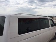 Volkswagen T5 Multivan 2003–2010 Strešné lyžiny Skyport (biele) fotografia 1