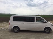 Volkswagen T5 Multivan 2003–2010 Strešné lyžiny Skyport (biele) fotografia 9