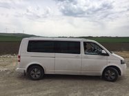Volkswagen T5 Multivan 2003–2010 Strešné lyžiny Skyport (biele) fotografia 10