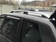 Volkswagen Touareg 2002–2010 Strešné lyžiny Skyport (matná sivá) fotografia 3