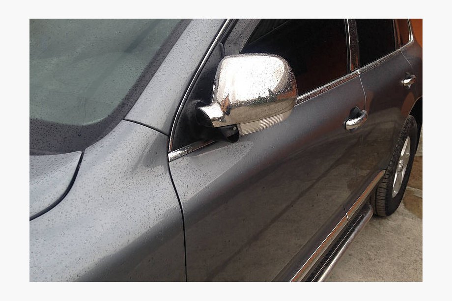 Volkswagen Touareg 2002–2010 Nerezové kryty zrkadiel 2003-2007 (2 ks) Carmos - turecká oceľ Image