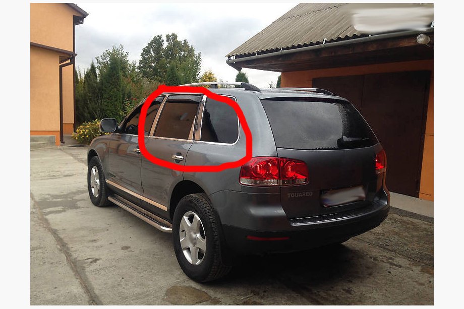 Volkswagen Touareg 2002–2010 Chrómové kryty stĺpikov dverí (6 ks, nerez) Fotografia 8