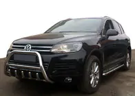 Volkswagen Touareg 2010–2018 Predný ochranný rám WT003 (nerez) fotografia 4