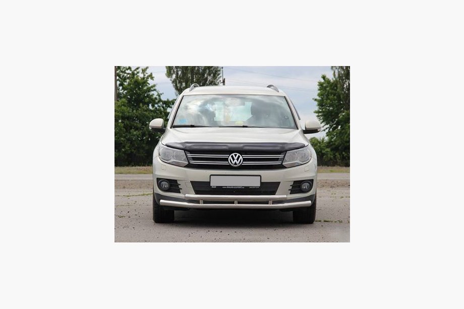 Volkswagen Tiguan 2007–2016 Predný ochranný rám ST016 (nerez) Image