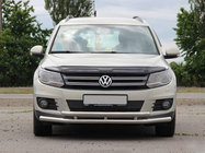 Volkswagen Tiguan 2007–2016 Predný ochranný rám ST016 (nerez) fotografia 1