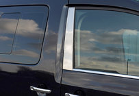 Volkswagen Caddy 2010–2015 Kryty stĺpikov (2 ks, nerez) Carmos - turecká oceľ fotografia 1