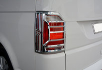 Volkswagen T6 2015–2024 Chrómové rámiky zadných svetiel OmsaLine (2 ks, ABS chróm) fotografia 1