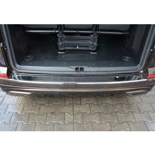 Nerezová lišta na zadný nárazník Omsa, lesklá (1 dvere) Volkswagen T6 2015–2024 fotografia 3