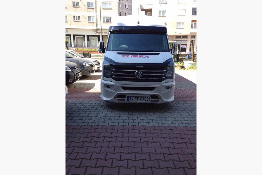Volkswagen Crafter 2006–2016 Spojlerová lišta predného nárazníka 2012↗ (Sport-3, na lakovanie) Fotografia 6