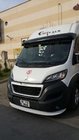 Fiat Ducato 2006–2025 Slnečná clona na čelné sklo (čierny lesk, 5 mm) fotografia 5