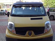 Renault Trafic 2001–2015 Slnečná clona na čelné sklo (čierny lesk, 5 mm) fotografia 6