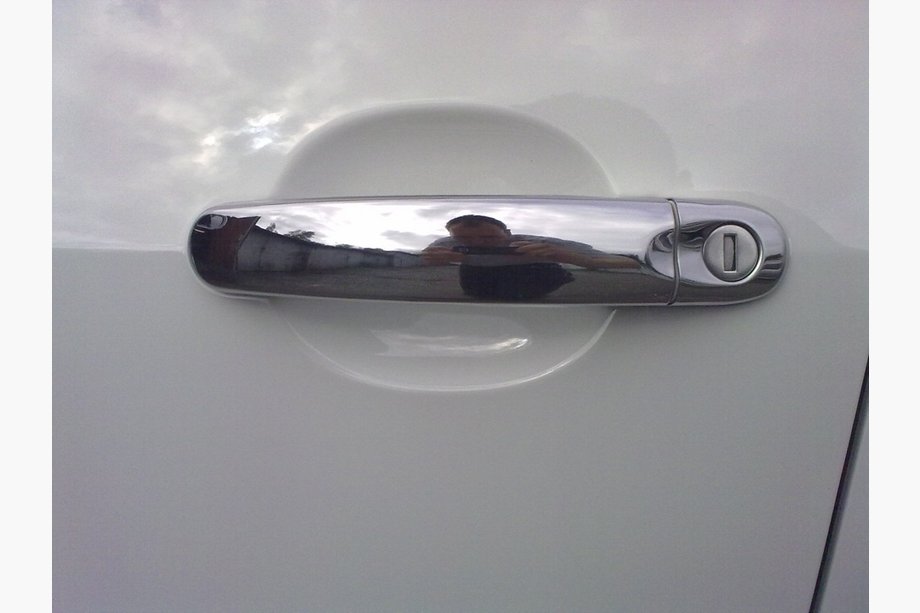 Volkswagen Jetta 2006–2011 Chrómové kryty kľučiek (4 ks, nerez) Fotografia 4