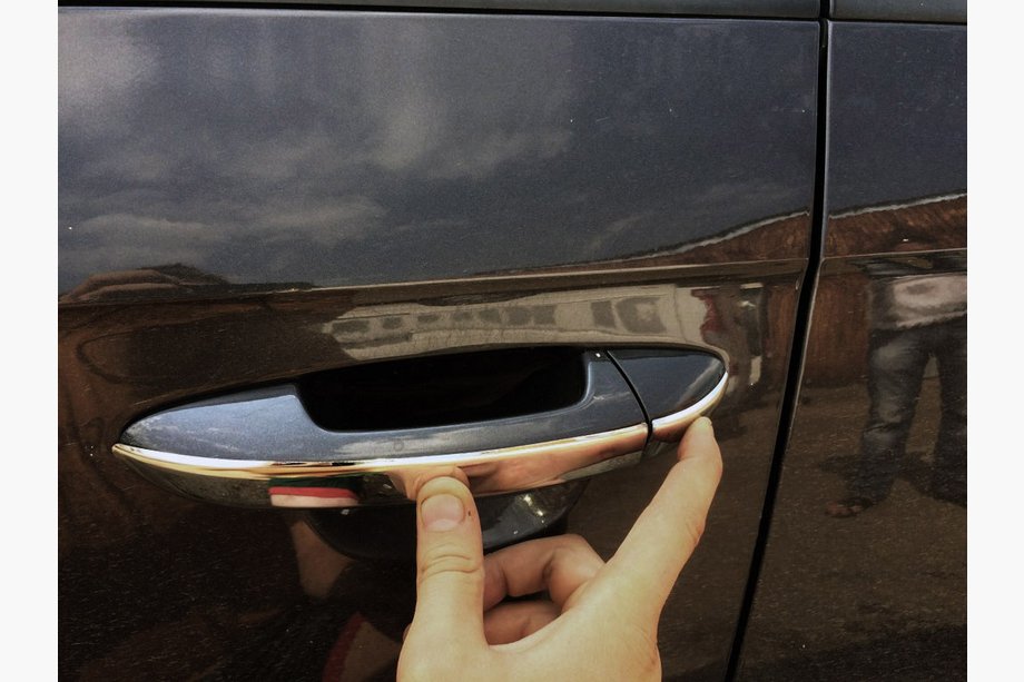 Volkswagen Golf 6 2008–2014 Úzke kryty kľučiek (HB, 4 ks, nerez) OmsaLine - talianska nehrdzavejuca ocel Image