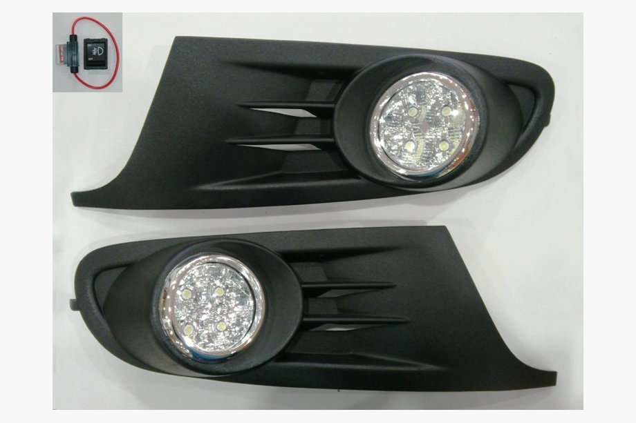 Volkswagen Golf 6 2008–2014 Hmlové svetlá s LED vložkami Image