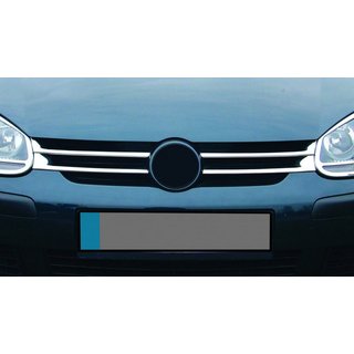 Úzke lišty na masku chladiča (4 ks, nerez) Volkswagen Golf 5 2003–2009 fotografia 1