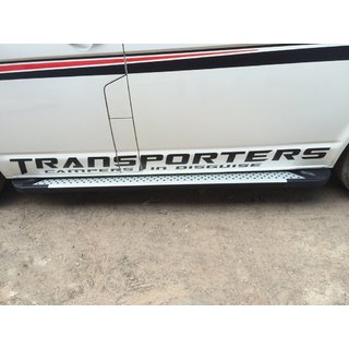 Bočné nášľapy Allmond Grey (2 ks, hliník) Volkswagen T6 2015–2024 fotografia 1