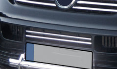 Volkswagen T5 Transporter 2003–2010 Chrómové lišty na mriežku nárazníka (Carmos) fotografia 1