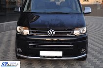 Volkswagen T5 2010–2015 Predný ochranný rám (nerez) fotografia 2