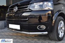 Volkswagen T5 2010–2015 Predný ochranný rám (nerez) fotografia 3