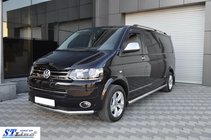 Volkswagen T5 2010–2015 Predný ochranný rám (nerez) fotografia 4