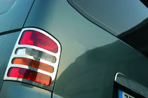 Volkswagen T5 Transporter 2003–2010 Nerezové kryty zadných svetiel (2 ks) 2 dvere, Carmos - turecká oceľ fotografia 6