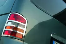 Volkswagen T5 Caravelle 2004–2010 Kryty zadných svetiel (Carmos, 2 ks, nerez) fotografia 7