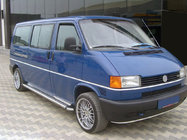 Volkswagen T4 Caravelle/Multivan 1990–2003 Bočné nášľapy KB002 d60 mm (2 ks, nerez) fotografia 1