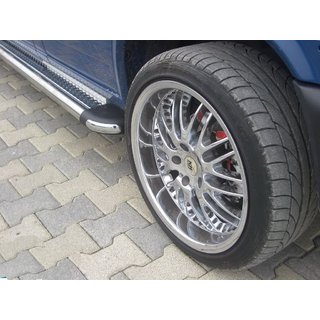 Bočné nášľapy KB002 d60 mm (2 ks, nerez) Volkswagen T4 Caravelle/Multivan 1990–2003 fotografia 4
