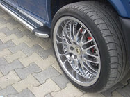 Volkswagen T4 Caravelle/Multivan 1990–2003 Bočné nášľapy KB002 d60 mm (2 ks, nerez) fotografia 4