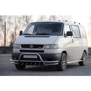Predný ochranný rám WT003 Plus-2 (nerez) Volkswagen T4 Caravelle/Multivan 1990–2003 fotografia 1