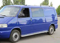 Volkswagen T4 Caravelle/Multivan 1990–2003 Chrómové strešné lyžiny fotografia 1