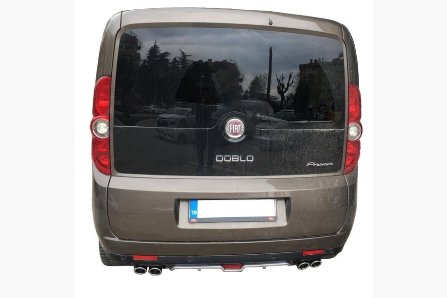 Fiat Doblo II 2010–2022 Kryt zadného nárazníka (na lakovanie) Image