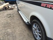 Volkswagen T5 Transporter 2003–2010 Bočné nášľapy Allmond Grey (2 ks, hliník) Dlhý rázvor fotografia 4