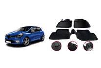 Renault Clio IV 2012–2019 Gumené koberce do interiéru (4 ks, Niken 3D) fotografia 1