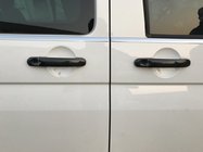 Volkswagen T5 Multivan 2003–2010 Kryty kľučiek dverí (pravý karbón) 3 kľučky fotografia 5