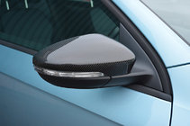 Volkswagen EOS 2011–2016 Karbonové kryty zrkadiel (2 ks, pravý karbón) fotografia 1