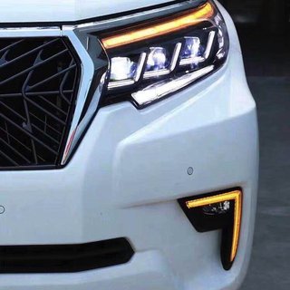 Predné svetlomety Lexus-design-3-LED V1 (2017+, 2 ks) Toyota Land Cruiser Prado 150 2009–2023 fotografia 2
