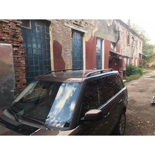 Hliníkové strešné lyžiny (čierne) Range Rover III L322 2002–2012 fotografia 1