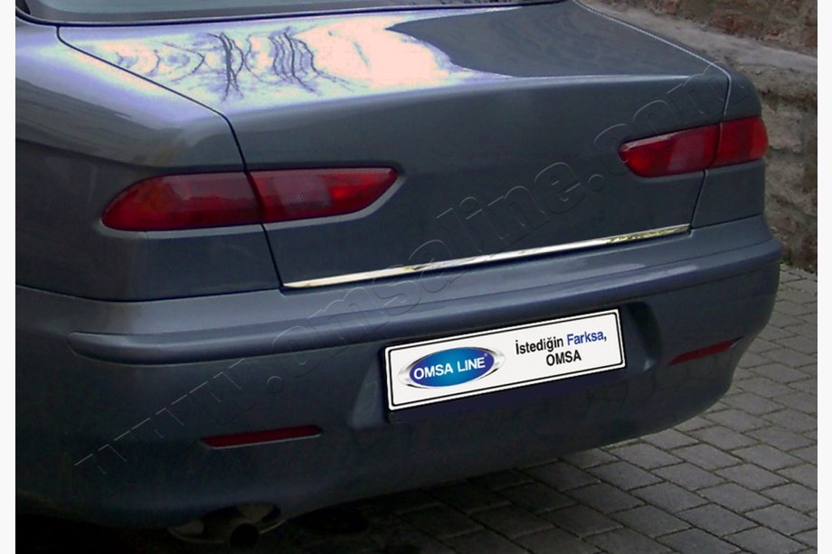 Alfa Romeo 156 1997–2007 Nerezová lišta hrany kufra Image
