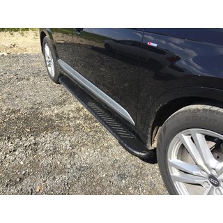 Bočné nášľapy Bosphorus Yeni Black (2 ks, hliník) Audi Q7 2015–2026 fotografia 1