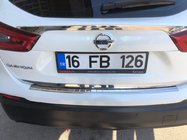 Nissan Qashqai 2014–2021 Nerezová lišta zadného nárazníka Carmos (2017-2021) fotografia 3