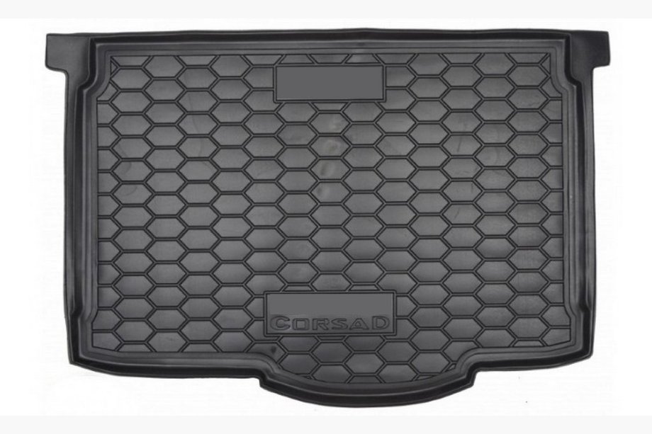 Opel Corsa D 2007–2014 Gumená vanička do kufra 5D – spodná poloha (Autogumm, guma) Image