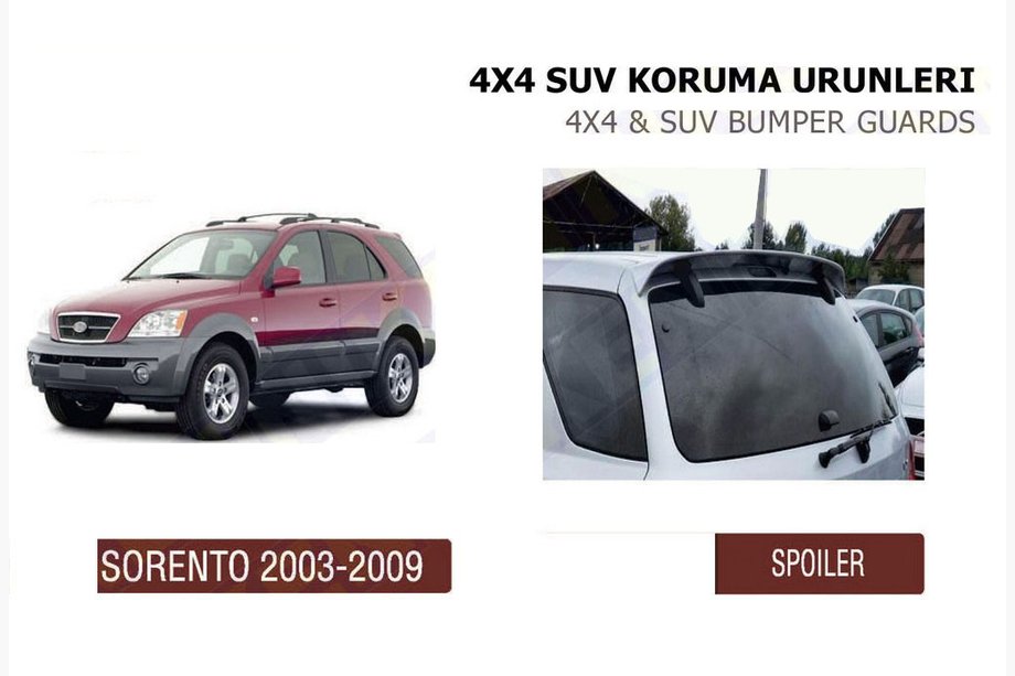 Kia Sorento I BL 2002–2009 Spojler na lakovanie Image