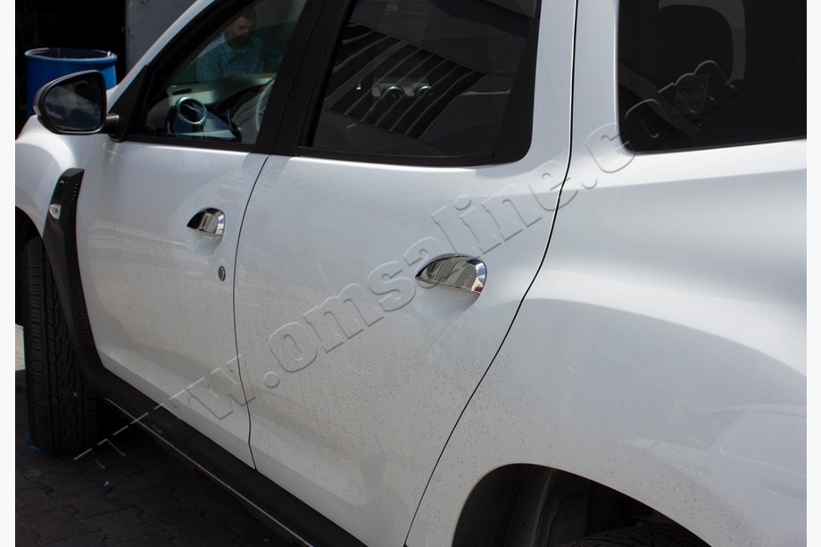 Renault Duster 2018–2024 Chrómové kryty kľučiek dverí (4 ks, nerez) Carmos - turecká oceľ Image