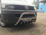 Volkswagen T5 2010–2015 Predný ochranný rám WT003 (nerez) fotografia 1