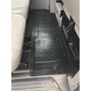 Zadné rohože (2 ks, Polytep) Volkswagen T5 Transporter 2003–2010 fotografia 1