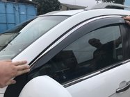 Opel Astra K 2016–2021 Okenné deflektory s chrómovou lištou HB (4 ks, Niken) fotografia 3