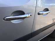 Renault Kangoo 2008–2020 Kryty kľučiek dverí (nerez) 3 ks, Carmos – turecká oceľ fotografia 1