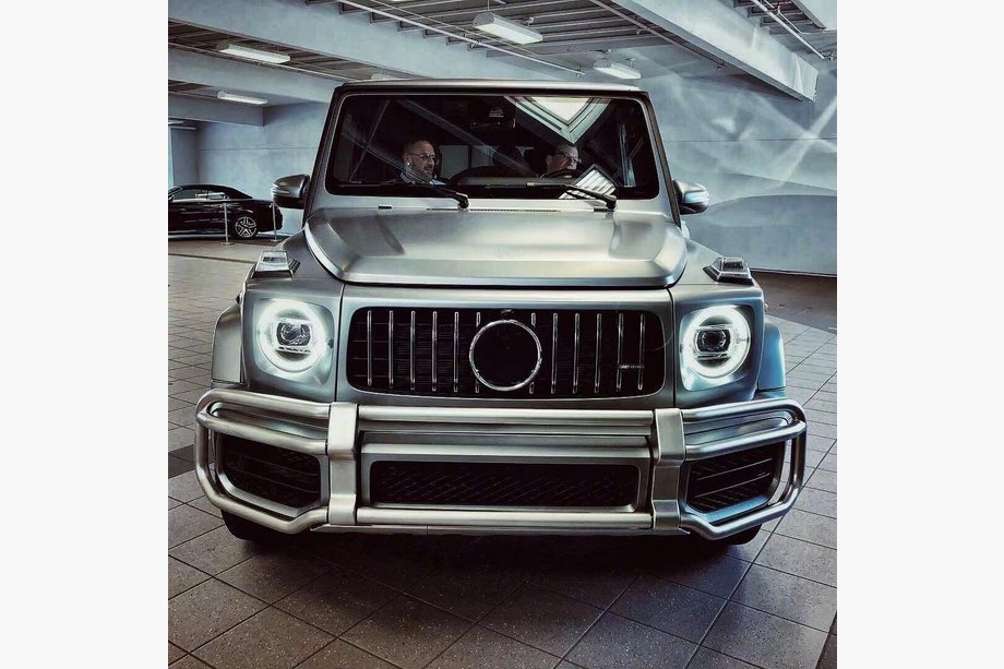 Mercedes G-Class W463 2018–2024 Predný ochranný rám typ-1 (2018+) Image