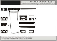 Opel Astra H 2004–2013 Akcia! Dekoratívne lišty na palubnú dosku (imitácia dreva) fotografia 1